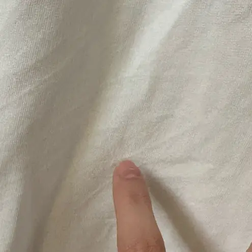 LUNYA The Long Robe Wrap Cowl Neck Pima Cotton In White Size Medium