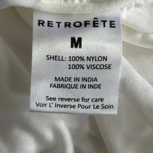 Retrofete Fae Corset Midi Dress White Bridal Size Medium NWT