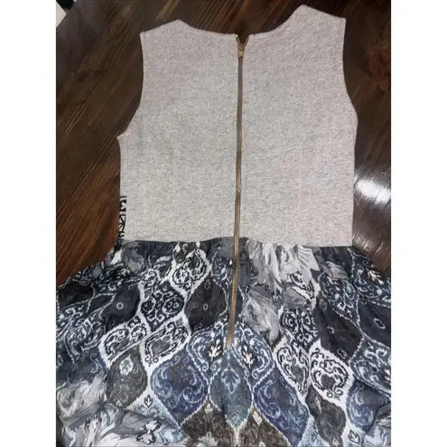 Hemant & Nandita Anthropologie XS Silk Skirt W/Embellished Cotton Bodice