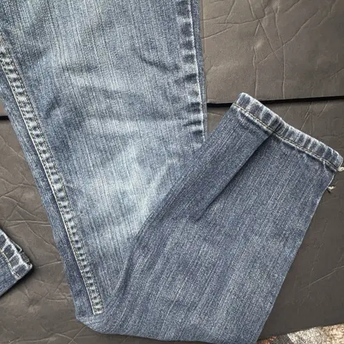 AEROPOSTALE Bayla Skinny Jeans Jrs 1/2 Reg Medium Wash Blue Stretch Denim