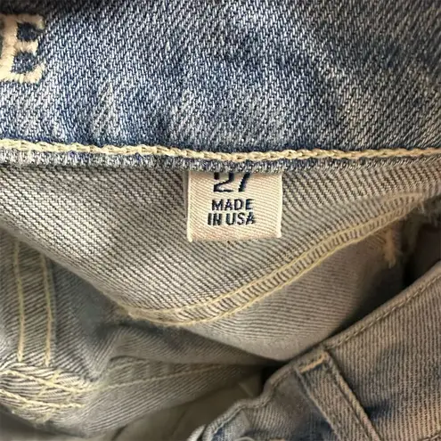 NWT Daily Blue Women's Hype Classic Cropped Jeans Size 27 Distressed Denim