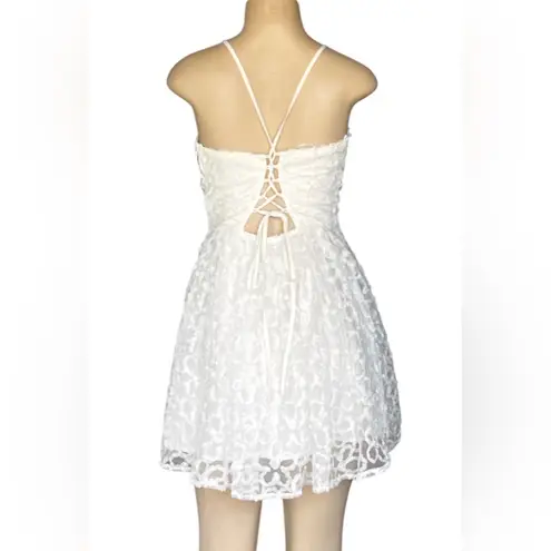 Lulus Flowery Flirtation White Tulle Lace