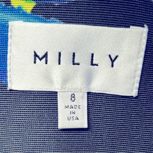 Milly Sleeveless Pop Art Ella Midi Dress Size 8