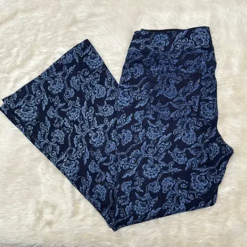 Soft Surroundings The Ultimate Supremely Soft Denim Pull On Flare Jeans Size L