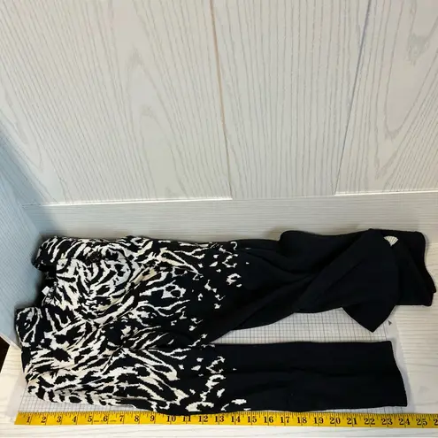 St. John Collection St John Cardigan Women Small Sweater Knit Button Modern Abstract Artsy Dalmation