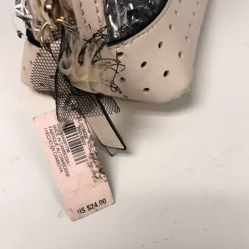 Victoria's Secret Victoria's‎ Secret Blush Makeup Bag Case Beauty Travel Pouch Zipper 11” x 7”