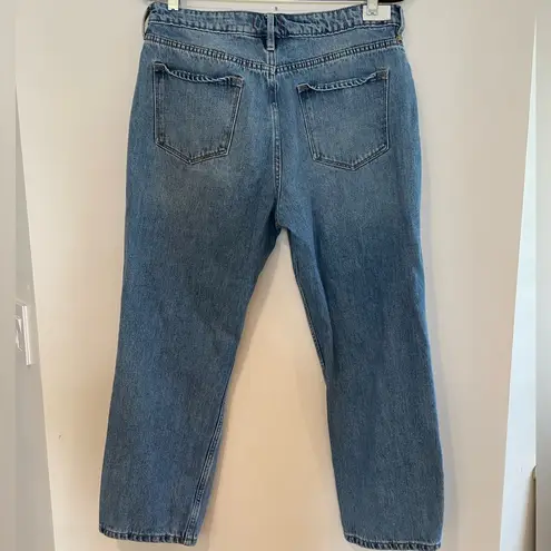 Dear John  Super High Rise Jodi Straight Jeans in Sunnyvale Wash Distressed Sz 30