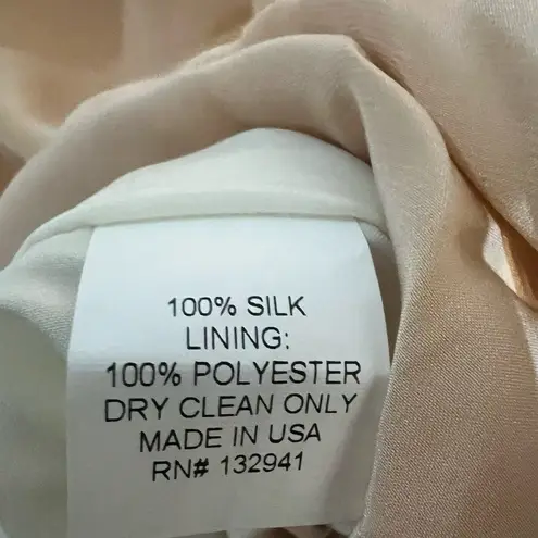 Amanda Uprichard  100% Silk Sheath Mini  Dress Drapey Back Size Small