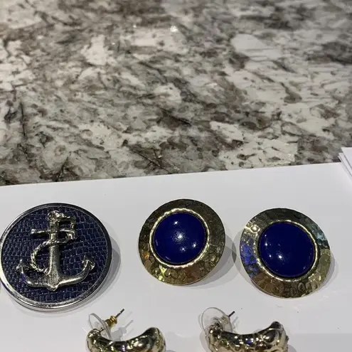 Lot Of 5 Costume Earrings Vintage