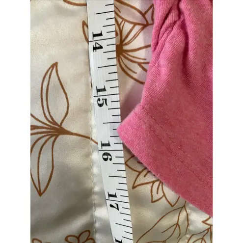 Motherhood Maternity Pink Hey Girl Ruched Tee Size Small (A5)