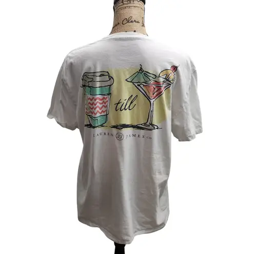 Lauren James Co. White Pocket T