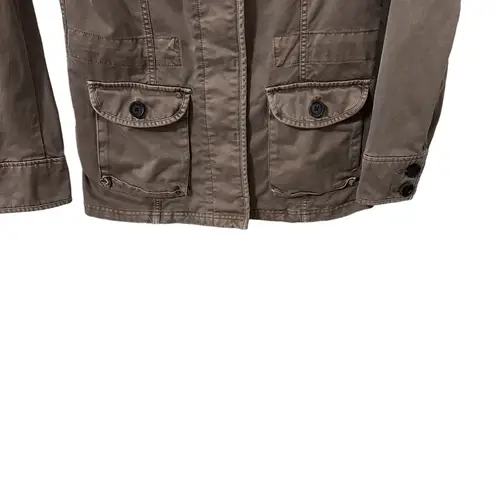 Gap  Women’s Utility Jacket Drawstring Waist Field Military Style‎ Moss Sz Small