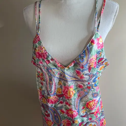 Tesoro satin night gown size large Pink