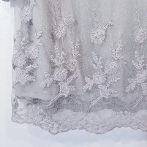 Forgotten Grace Lace Embroidered Tunic Blouse