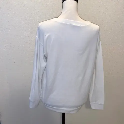 Phil Love white lips kiss tongue sexy lightweight sweatshirt