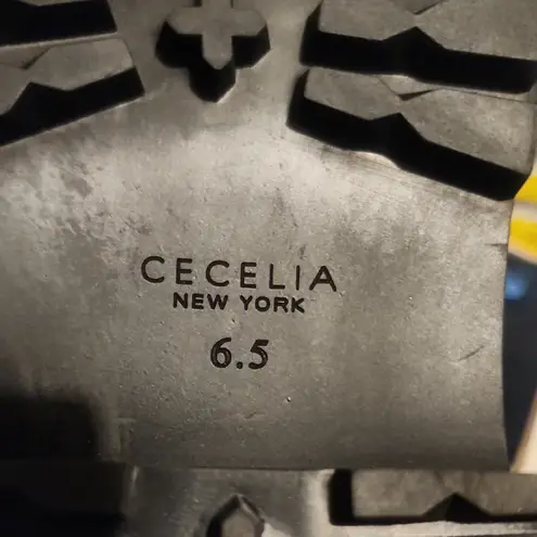 Cecilia New York Honor Buckle Boots Anthropology 36.5 Tan Size 6.5 thumbnail 2