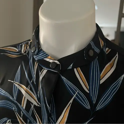 Equipment Printed Long Sleeve Dress, Size 4, Retail $495