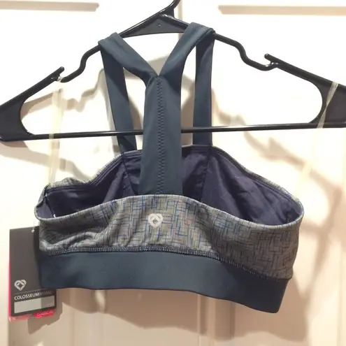 Colosseum Sports bra- navy and gray- brand new