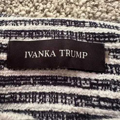 Ivanka Trump blue & white striped zip up jacket