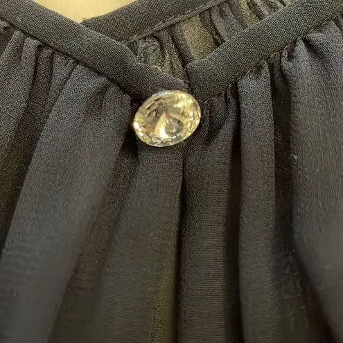 Morilee Madeline Gardner Navy Blue Gown Womens 2 High Halter Chiffon A