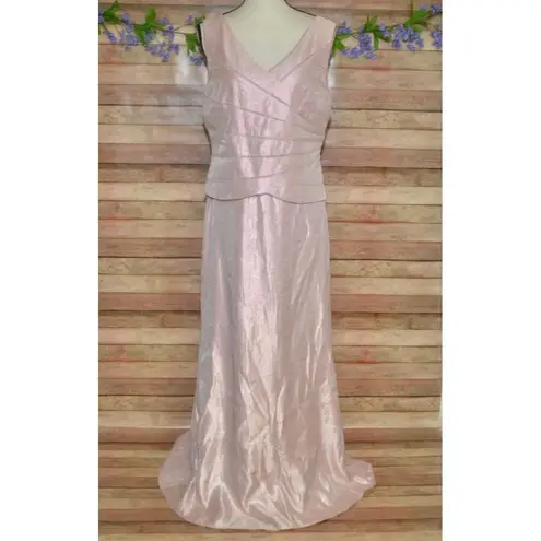 Jessica Howard NWT Pink 2 Piece Maxi Gown Dress & Jacket Size 12 Formal Event
