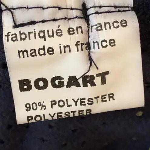 Jeff Gallano Bogart French made Lightweight Coat Perforated Navy Blue 2