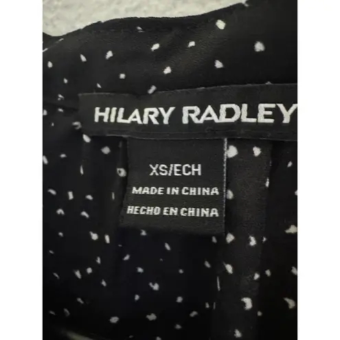 Hilary Radley black polka dot dress (XS)