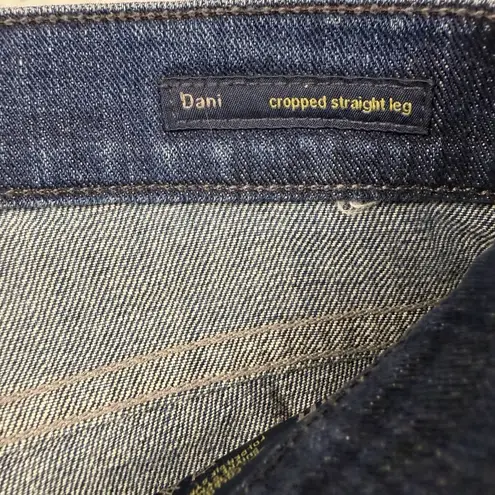 Citizens of Humanity  Jeans Womens Dani Cropped Straight Leg 27"X24" Stretch Cuff