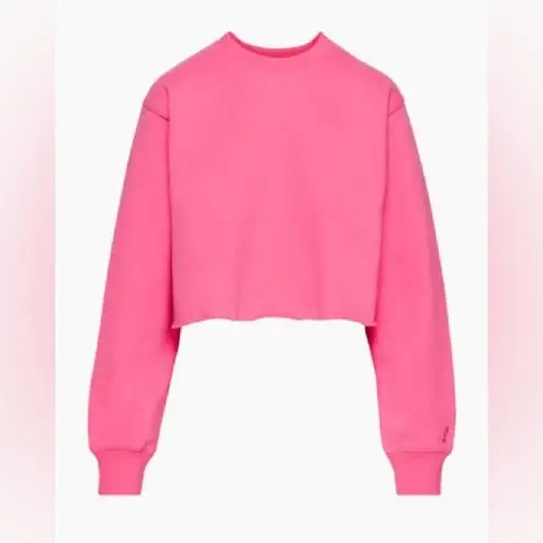TNA Pink Cozy Crew Neck Sweater