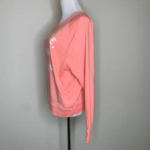 Grayson Threads Coral Graphic Sweatshirt  Sz XS Coffee Cocktails