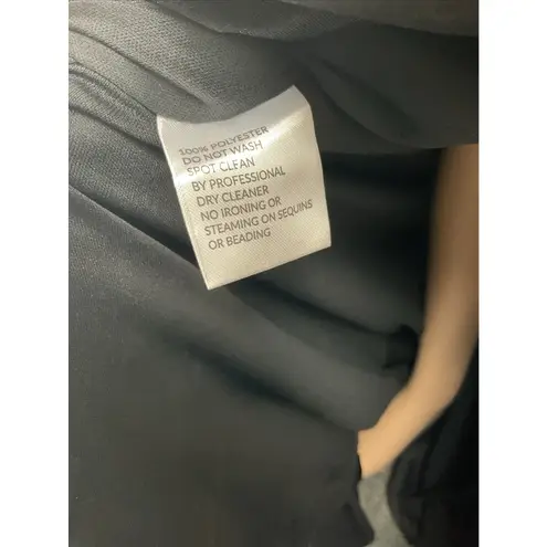 Cinderella Ladivine Divine Off-Shoulder High-Slit Black dress size 8