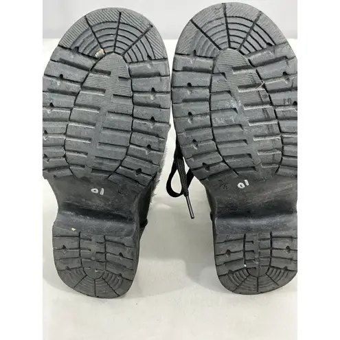 Womans Black Faux Leather