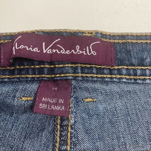 Gloria Vanderbilt Amanda Jeans Size 14 Blue High Rise