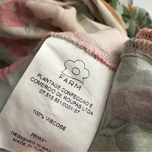 Farm Rio Marilla Maxi Dress Floral Kimono Bohemian Size XS