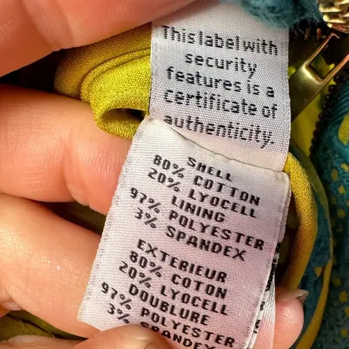 Diane Von Furstenberg  Carpreena Pebble Lace Mini‎ Dress in Green Size 2