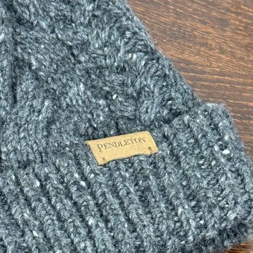 Pendleton Women’s Wool Alpaca Blend Pom Pom Cable Knit Hat OS NWOT