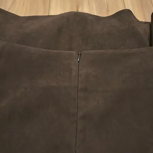 Briggs New York Dark Brown A-Line Skirt Size 22W