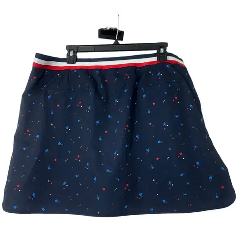 Lady Hagen  GOLF SKORT WOMENS SIZE XL CONTRAST TRIM STARS PATRIOTIC TENNIS 50 UPF