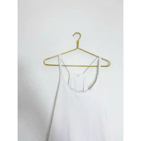 Free People  Movement Hot Shot Mini Dress Size Medium White Workout Athletic