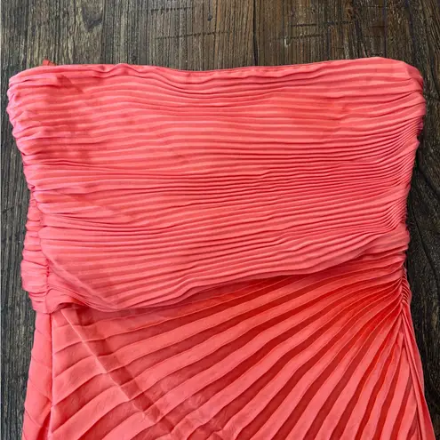 ALC Frank A.L.C. Bianca Strapless Coral Maxi Dress Size 10 NWT