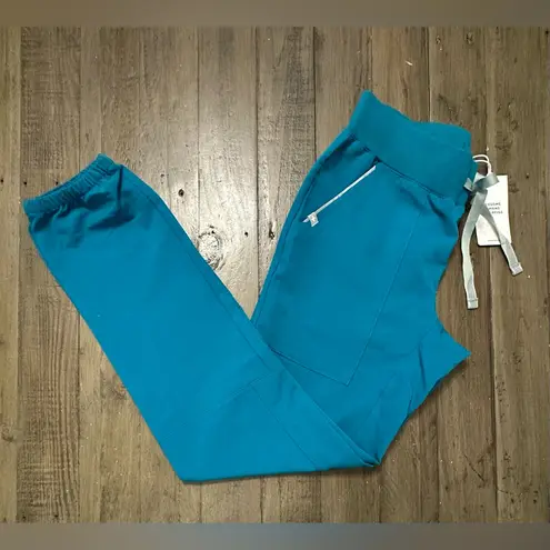 FIGS NWT Women’s Venice Jogger Scrub Pants - XXS 2XS - Pacific Blue Aqua