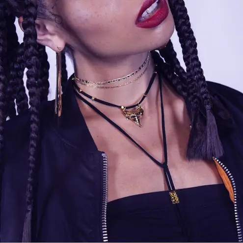 Vintage Vida Kush Black Shark Tooth Choker