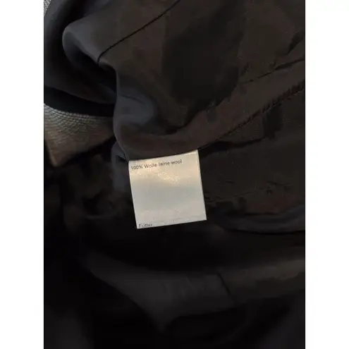 Akris Punto Women Blazer Gray Two Button Plaid Suit Jacket Notched Office Size 6