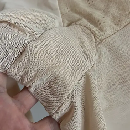 Wacoal Bloomer Shorts 805191 Cream Neutral Lace Large