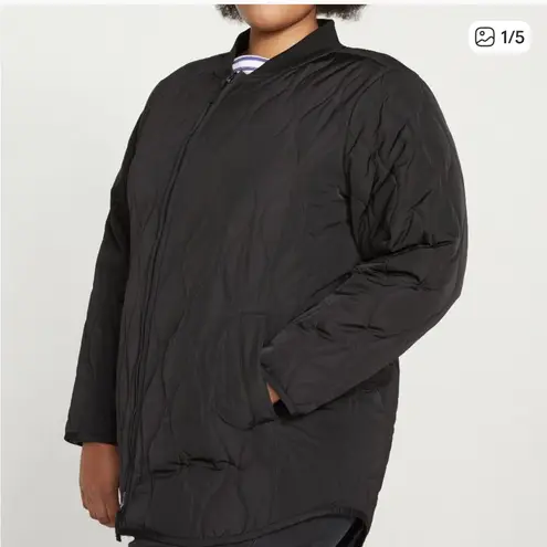 Universal Standard Hudson Quilted Coat Sz M 18-20