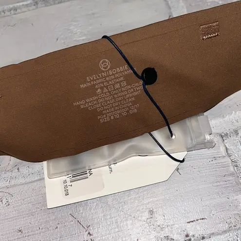 NWT Evelyn Bobbie everyday bustier strapless/straps no underwire bra dark brown Size undefined