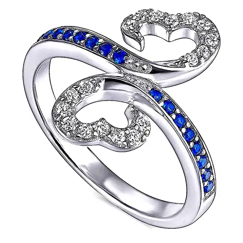 Boutique NEW HEART HALO RING, WHITE GOLD PLATED 925 SILVER, LOVE RING, CUTE RING, SIZE 6