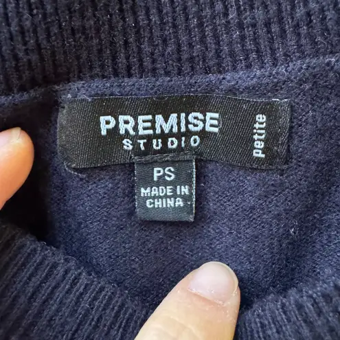 Premise Studio Stripe Short Sleeve Sweater