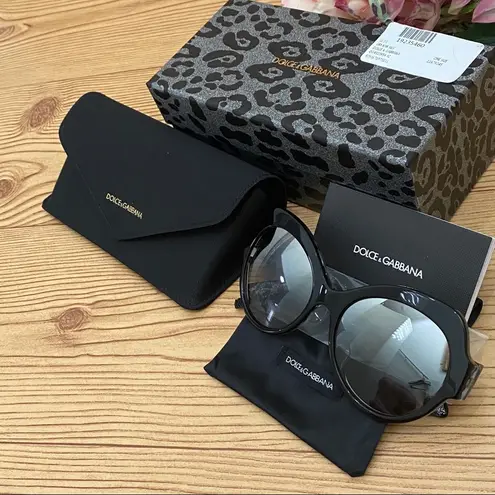 Dolce & Gabbana Authentic New  Oversized 56mm Butterfly Sunglasses