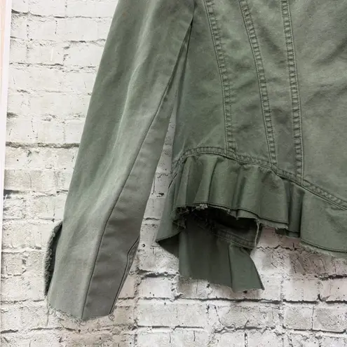 Silver Jeans Feminine Army Green Women's Utility Jacket sz M
